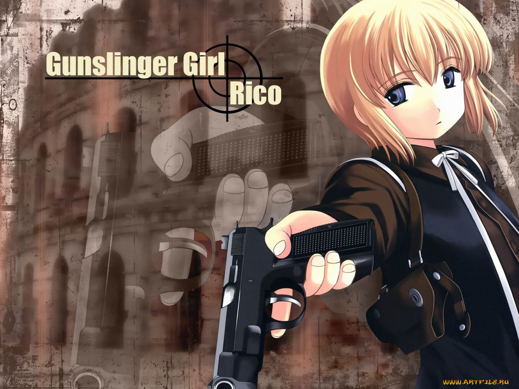 gunslinger, girl, , gun, slinger